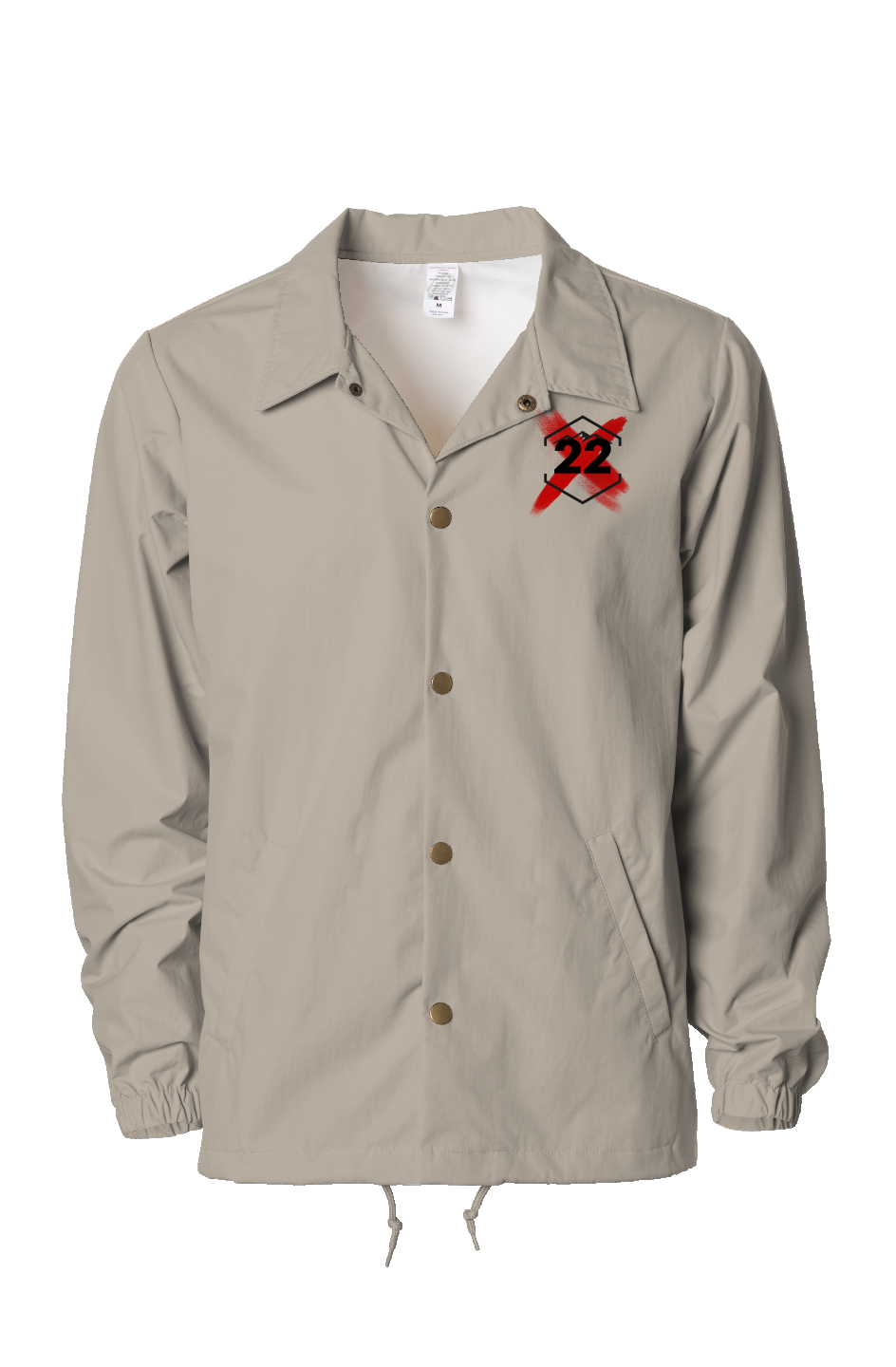 Water Resistant Windbreaker Coaches Jacket