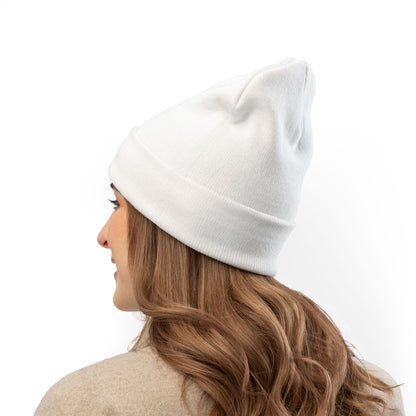 Embroidered "create" Knit Beanie — Cozy Creative Beanie Hat