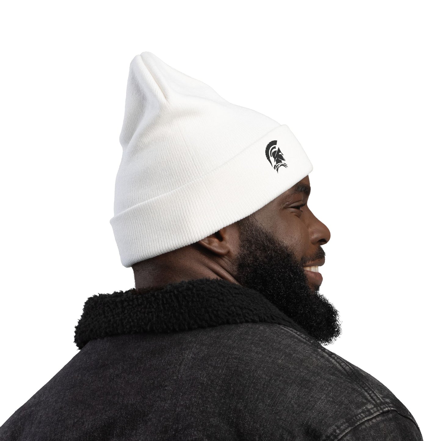 Spartan Embroidered Beanie - A Spiritual Warrior