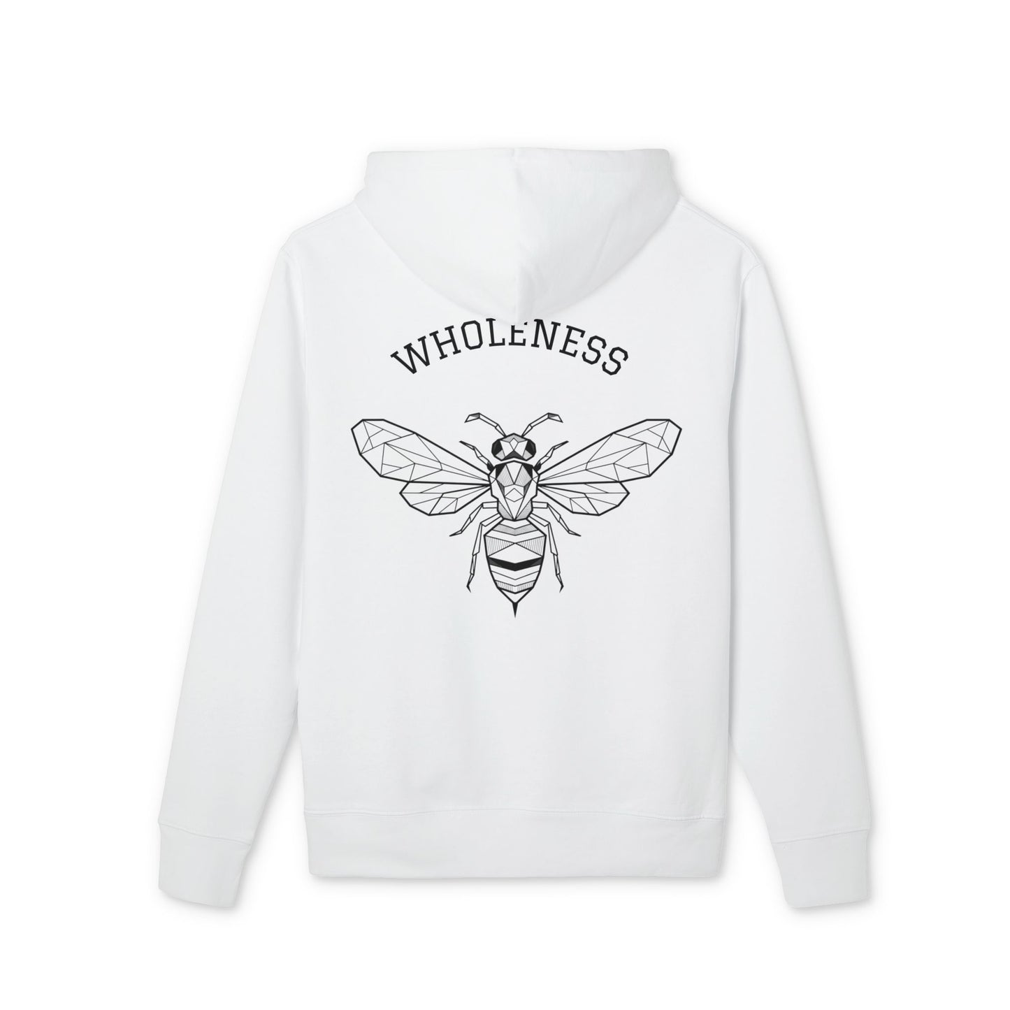 Wholeness Bee Hoodie — Minimal Back Graphic Pullover
