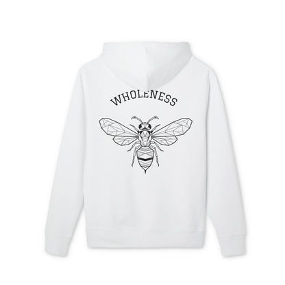 Wholeness Bee Hoodie — Minimal Back Graphic Pullover