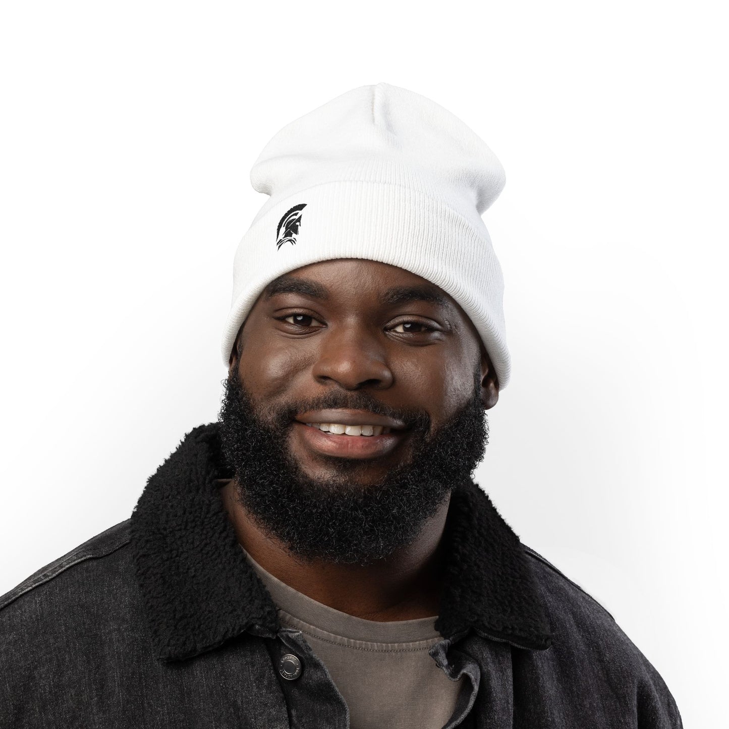 Spartan Embroidered Beanie - A Spiritual Warrior