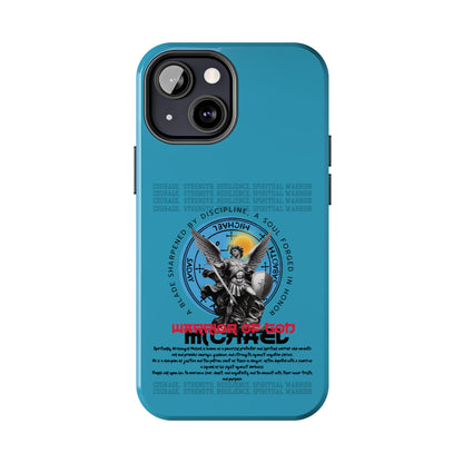 Tough Phone Cases: Inspirational Quote Phone Case, Gift for Strength Lovers, Durable Steel Blue Phone Case, Protective Case for Men & [...]