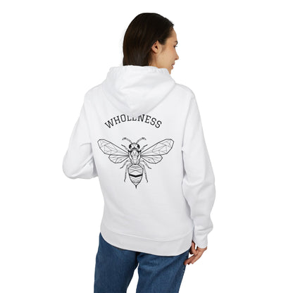 Wholeness Bee Hoodie — Minimal Back Graphic Pullover