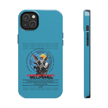Tough Phone Cases: Inspirational Quote Phone Case, Gift for Strength Lovers, Durable Steel Blue Phone Case, Protective Case for Men & [...]